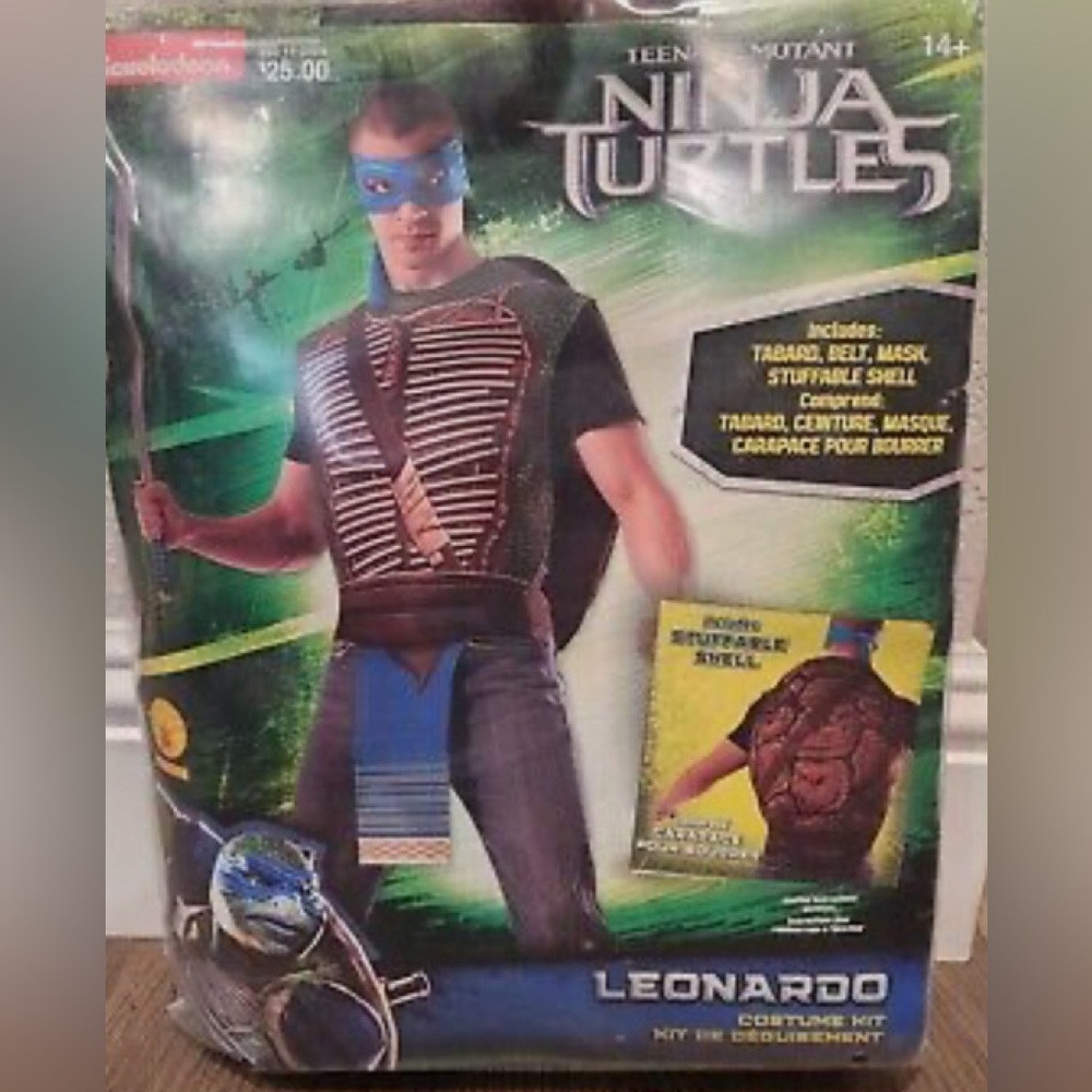Nickelodeon TMNT Leonardo Costume Kit - Blue and Brown